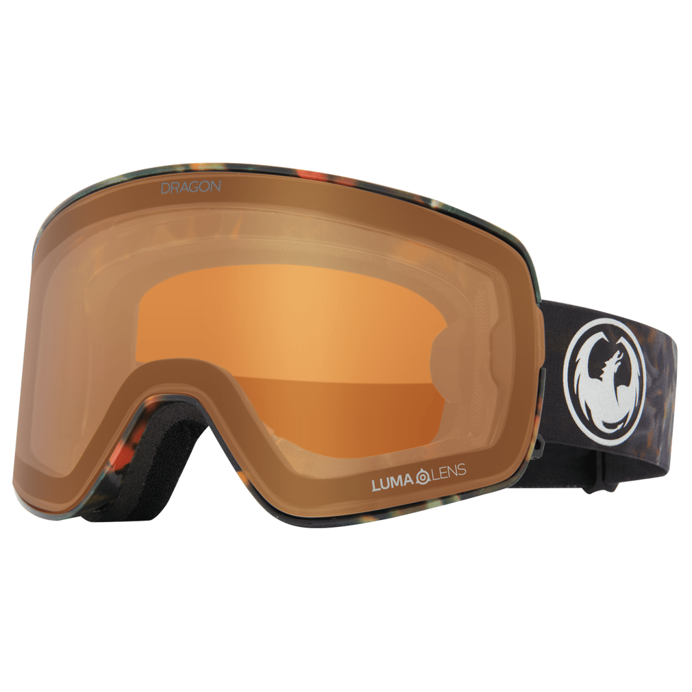 Dragon NFX2 Goggles - Fireleaf/Lumalens Dark Smoke + Lumalens Amber