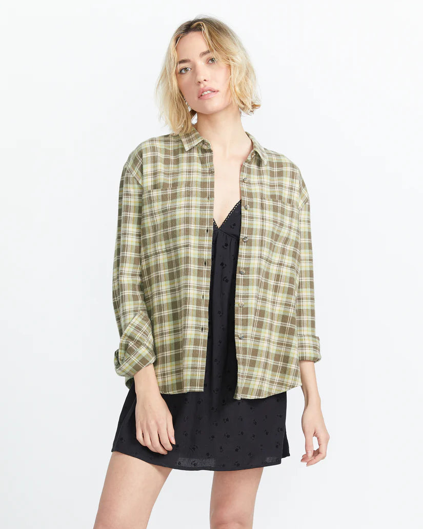 Volcom Plaid To Meet U 2 Flannel - Army