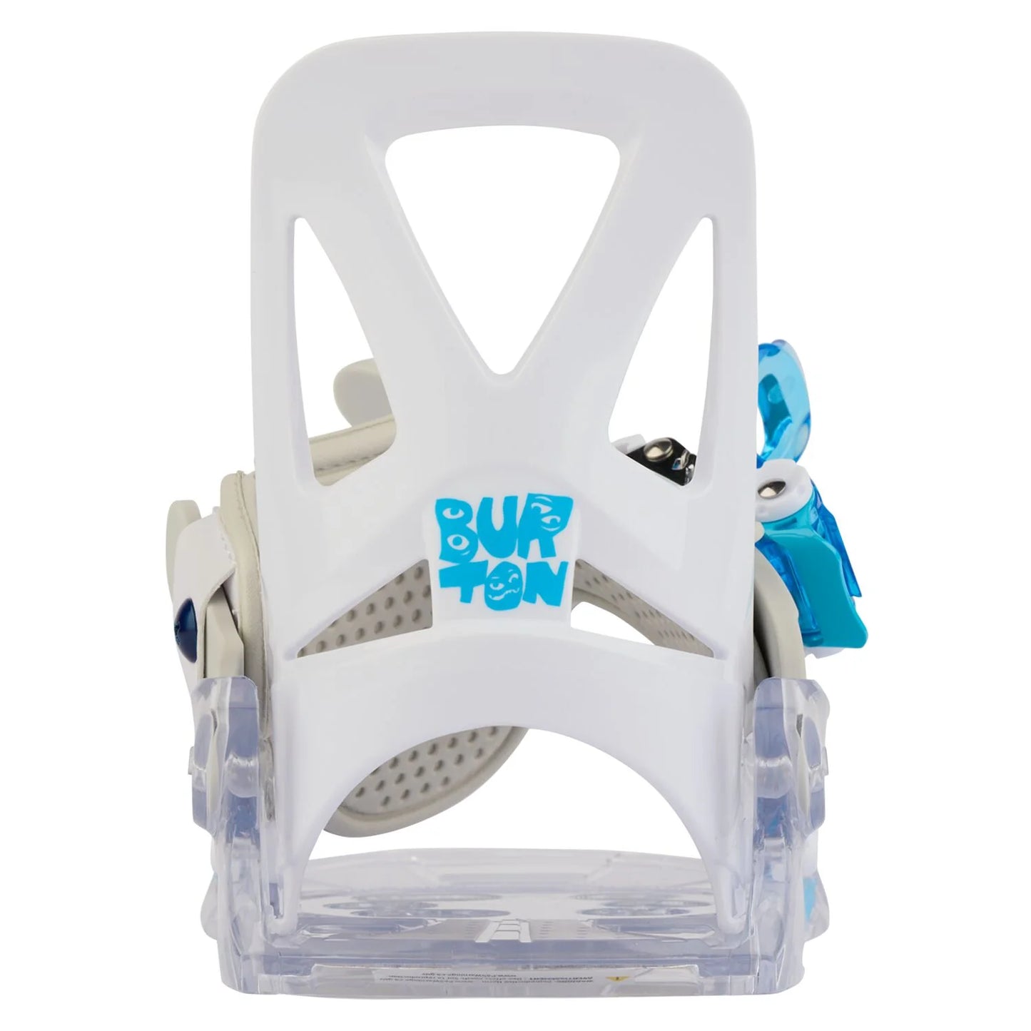 Burton Kids Mini Grom Snowboard Bindings - White