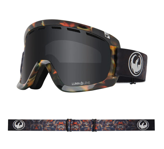 Dragon D1 OTG Goggle - Fireleaf/Lumalens Dark Smoke