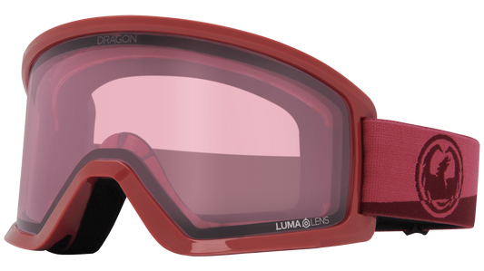 Dragon DX3 OTG Goggles - Fuschia/Lumalens Light Rose