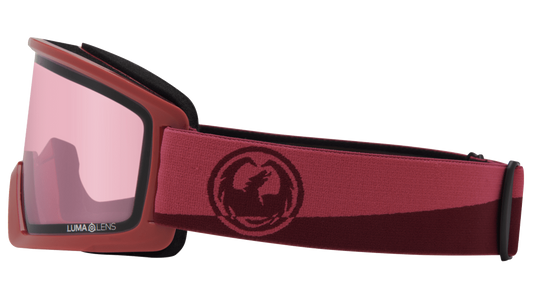 Dragon DX3 OTG Goggles - Fuschia/Lumalens Light Rose
