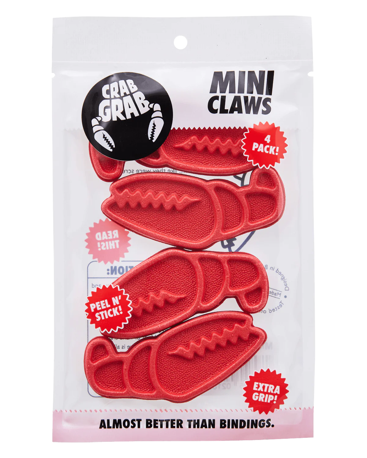 Crab Grab Mini Claws Stomp Pad - Red