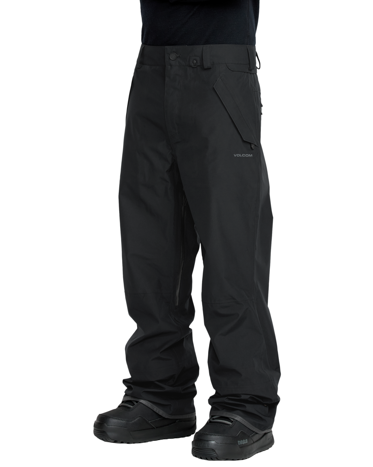 VOLCOM GORE-TEX 3Lブラックスノーボードパンツ OUTLET】VOLCOM メンズ L GORE-TEX PANT スノーボードパンツ