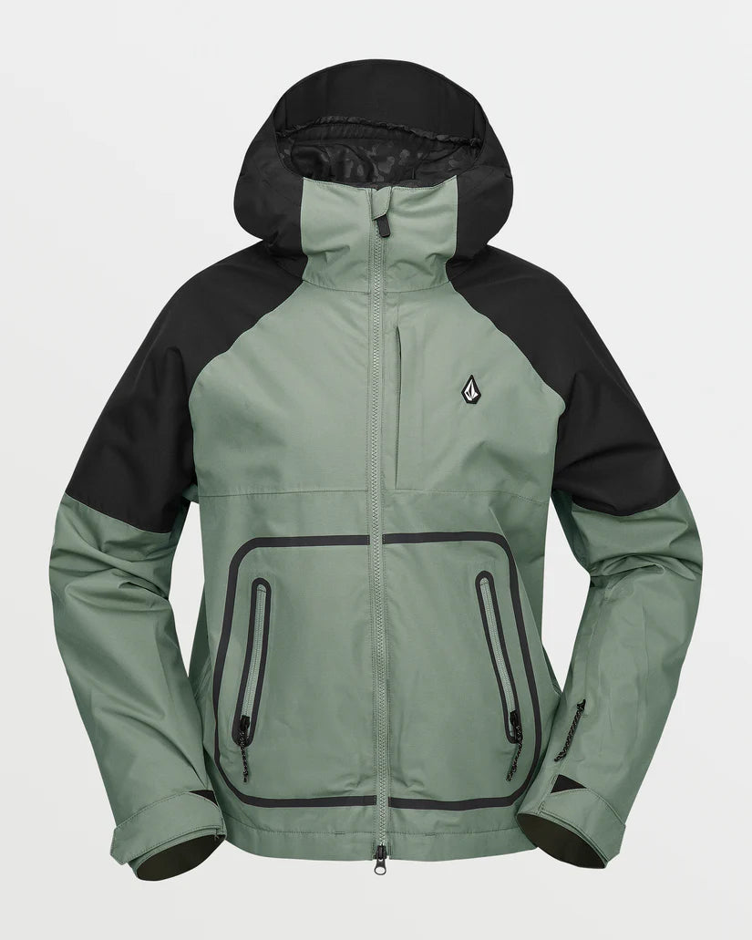 Volcom Womens Revna 20K Shell Jacket - Lichen Green – WWS Boardshop