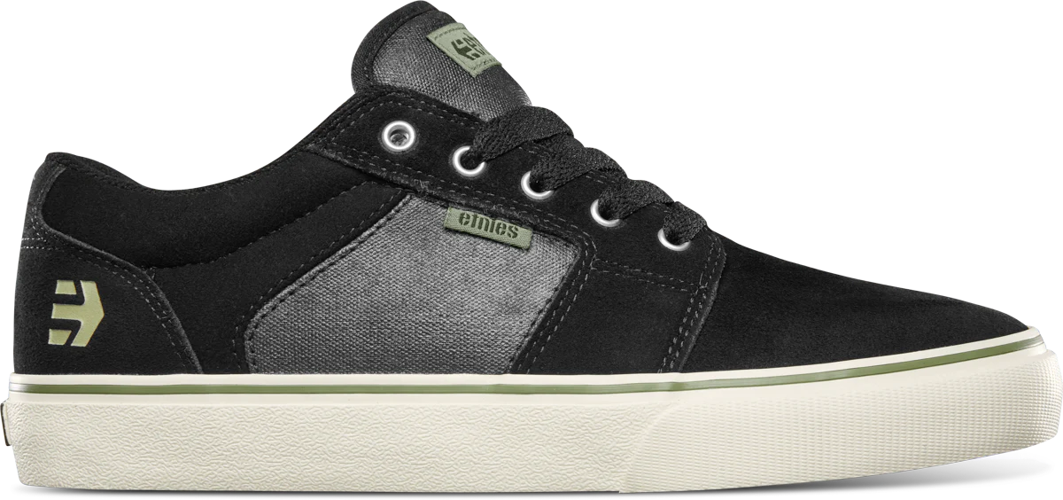 Etnies Barge LS - Black/White/Silver