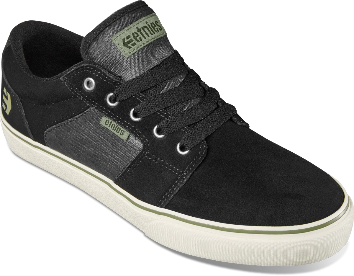 Etnies Barge LS - Black/White/Silver