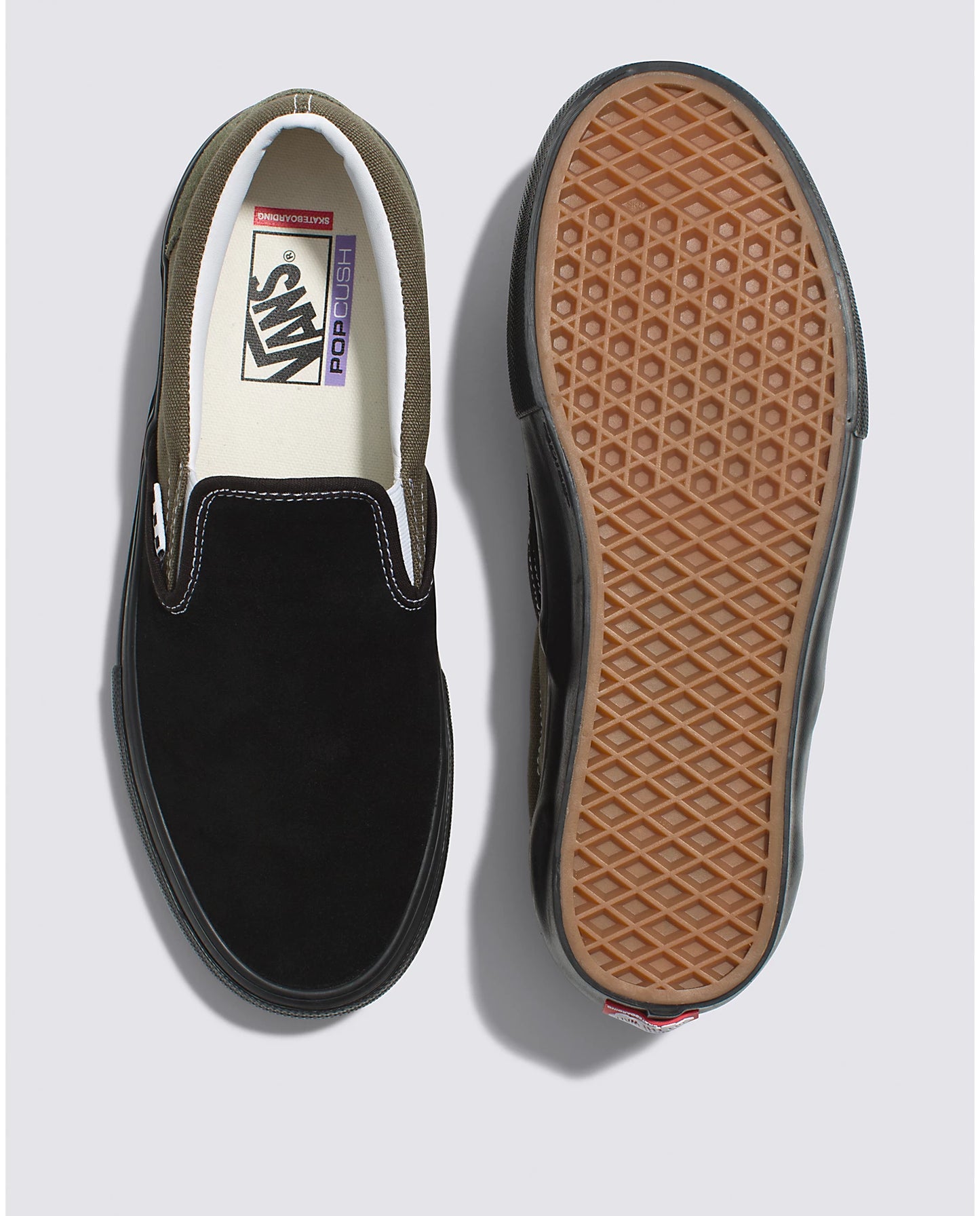 Vans Skate Slip-Ons - Black/Grape Leaf