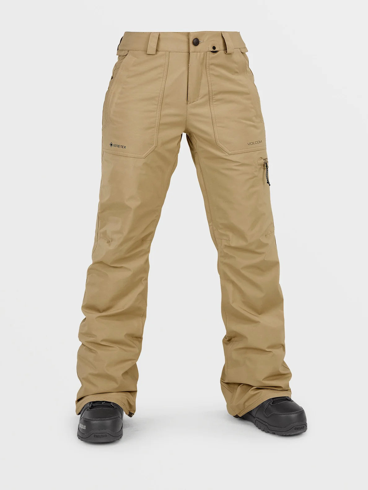 Volcom Womens Knox Insulated GORE-TEX Pants - Dark Khaki