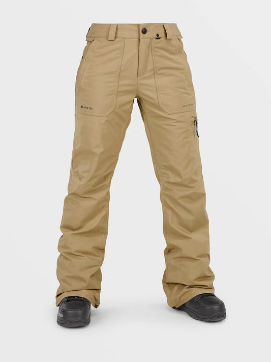 Volcom Womens Knox Insulated GORE-TEX Pants - Dark Khaki