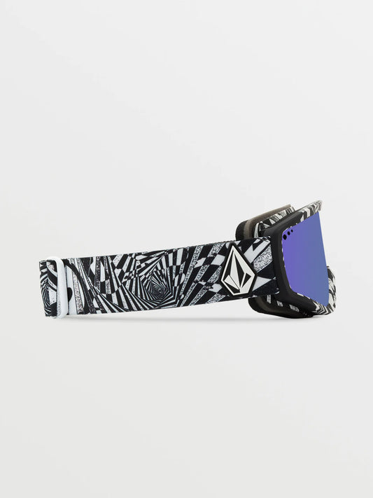 Volcom Attunga Youth Goggle - Lilac/Storm + BL Yellow - Purple Chrome