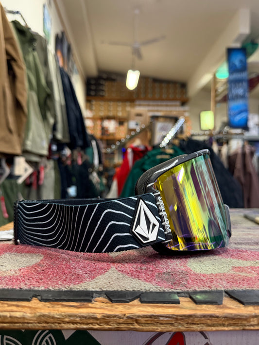 Volcom Odyssey Goggle - 2 Op/Gold Chrome + Yellow Bonus Lens