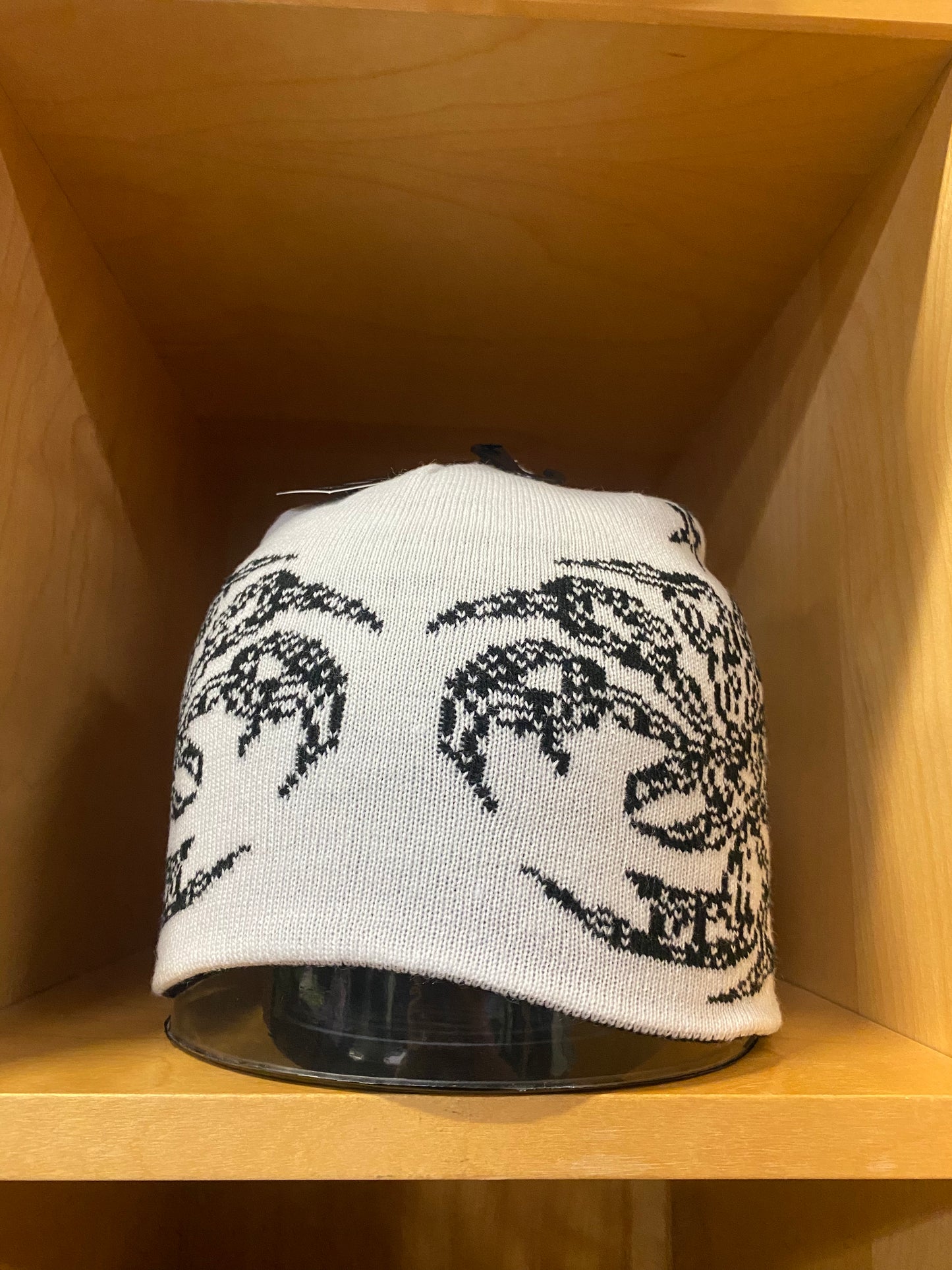 Corduroy No Regrets Reversible Skully White