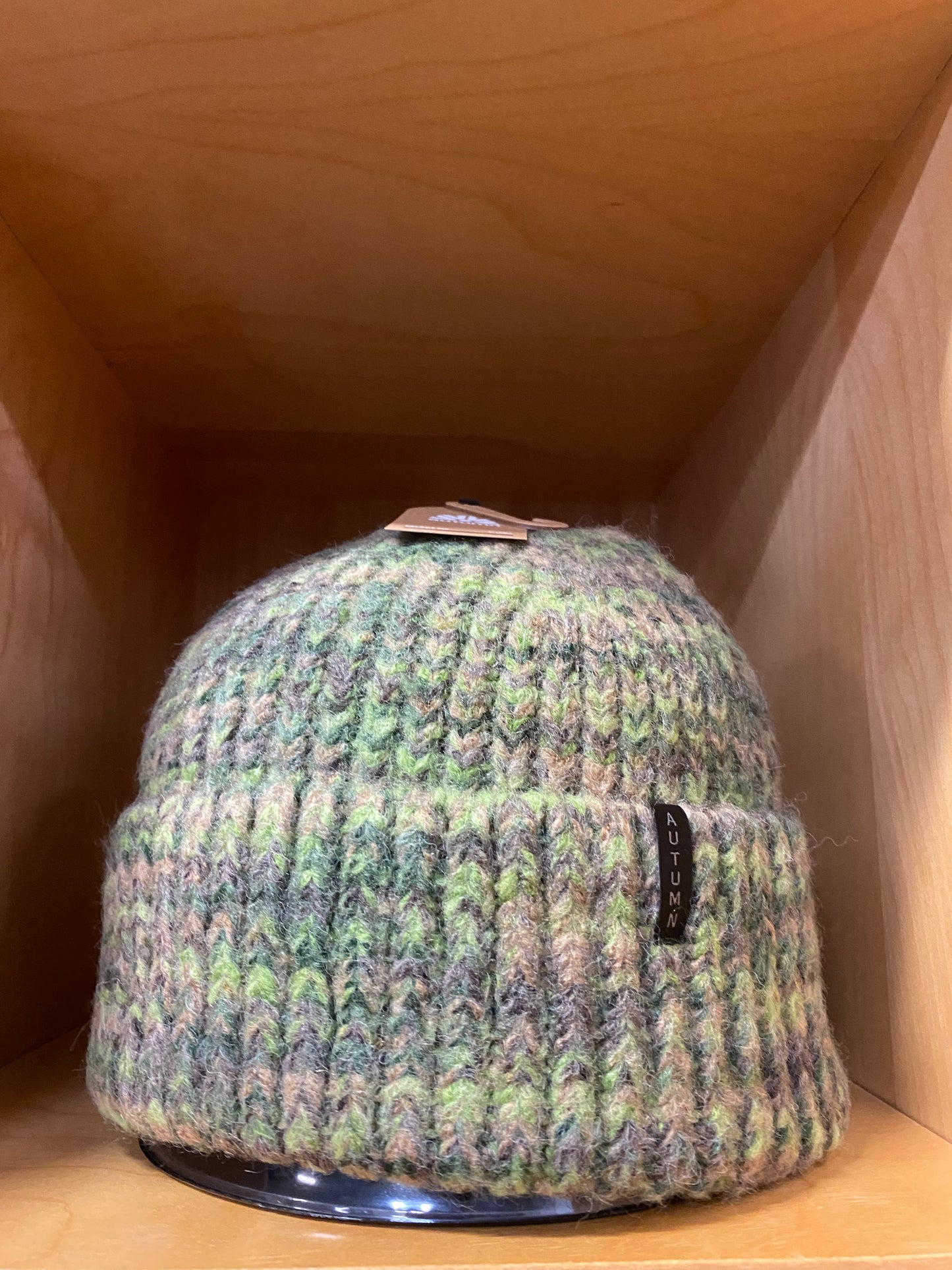 Autumn Marble Knit Beanie