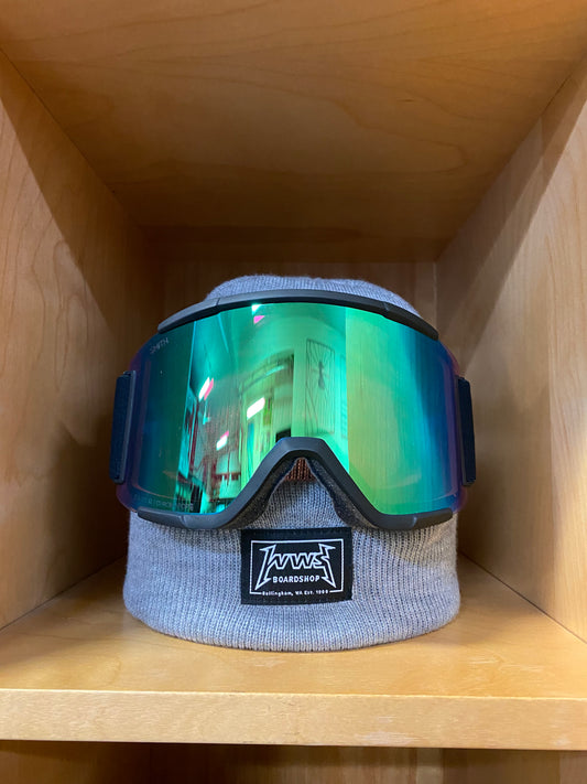 Smith Squad XL - Black + ChromaPop Everyday Green Mirror/Storm Rose Flash