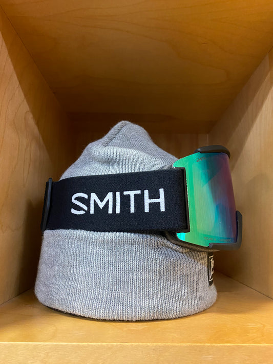 Smith Squad XL - Black + ChromaPop Everyday Green Mirror/Storm Rose Flash