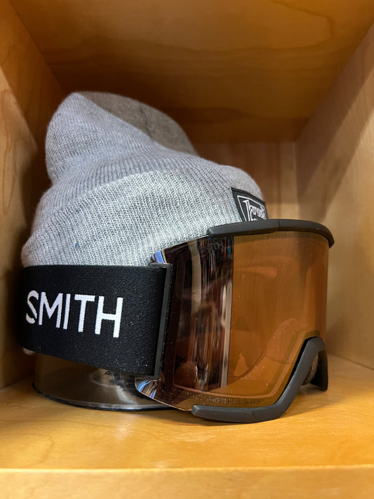 Smith Squad XL - Black + ChromaPop Pro Photochromic Gold Mirror