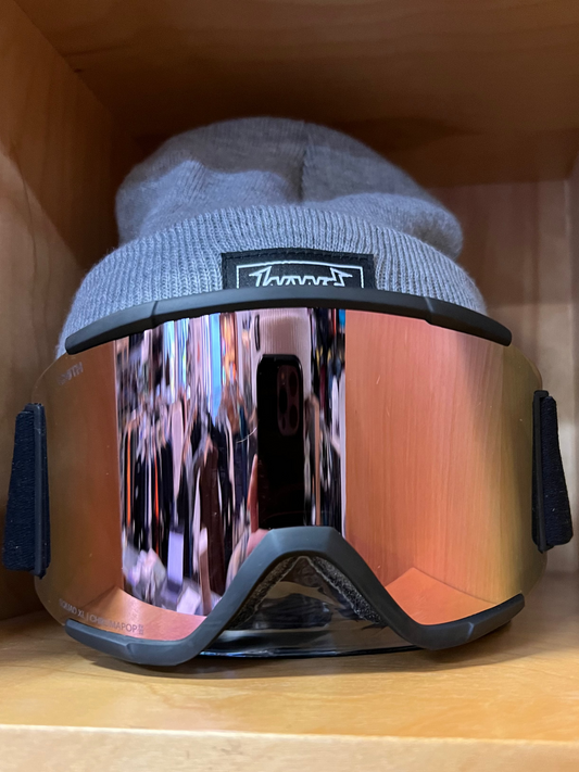 Smith Squad XL - Black + ChromaPop™ Everyday Rose Gold Mirror + Storm Blue