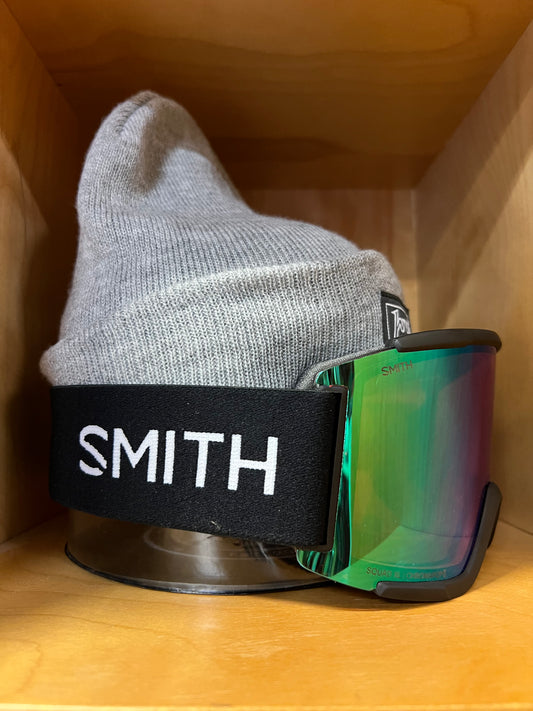 Smith Squad XL - Black + ChromaPop™ Everyday Green Mirror + Storm Rose Flash