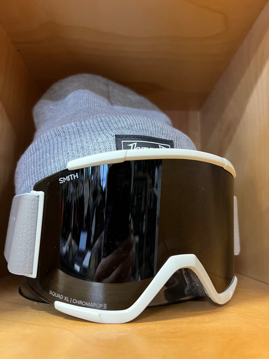 Smith Squad XL - Chalk + ChromaPop™ Sun Black + Storm Blue Sensor Mirror