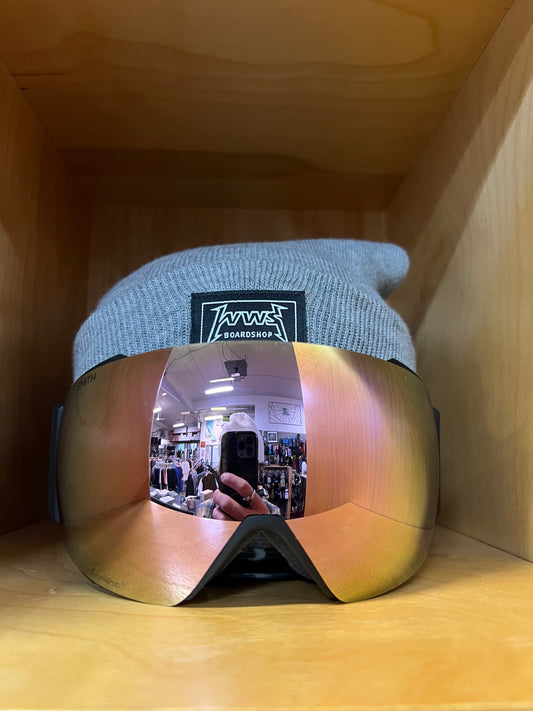 Smith I/O Mag - Black + ChromaPop™ Everyday Rose Gold Mirror + Storm Blue Sensor Mirror