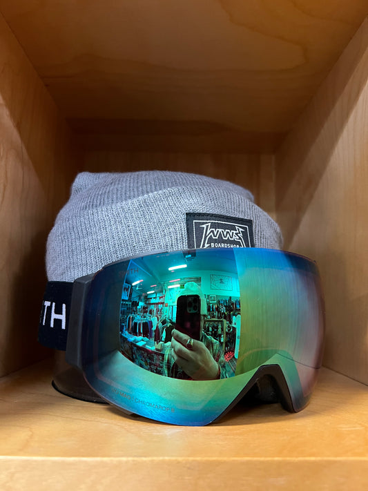 Smith I/O Mag - Black + ChromaPop™ Everyday Green Mirror + Storm Blue Sensor Mirror