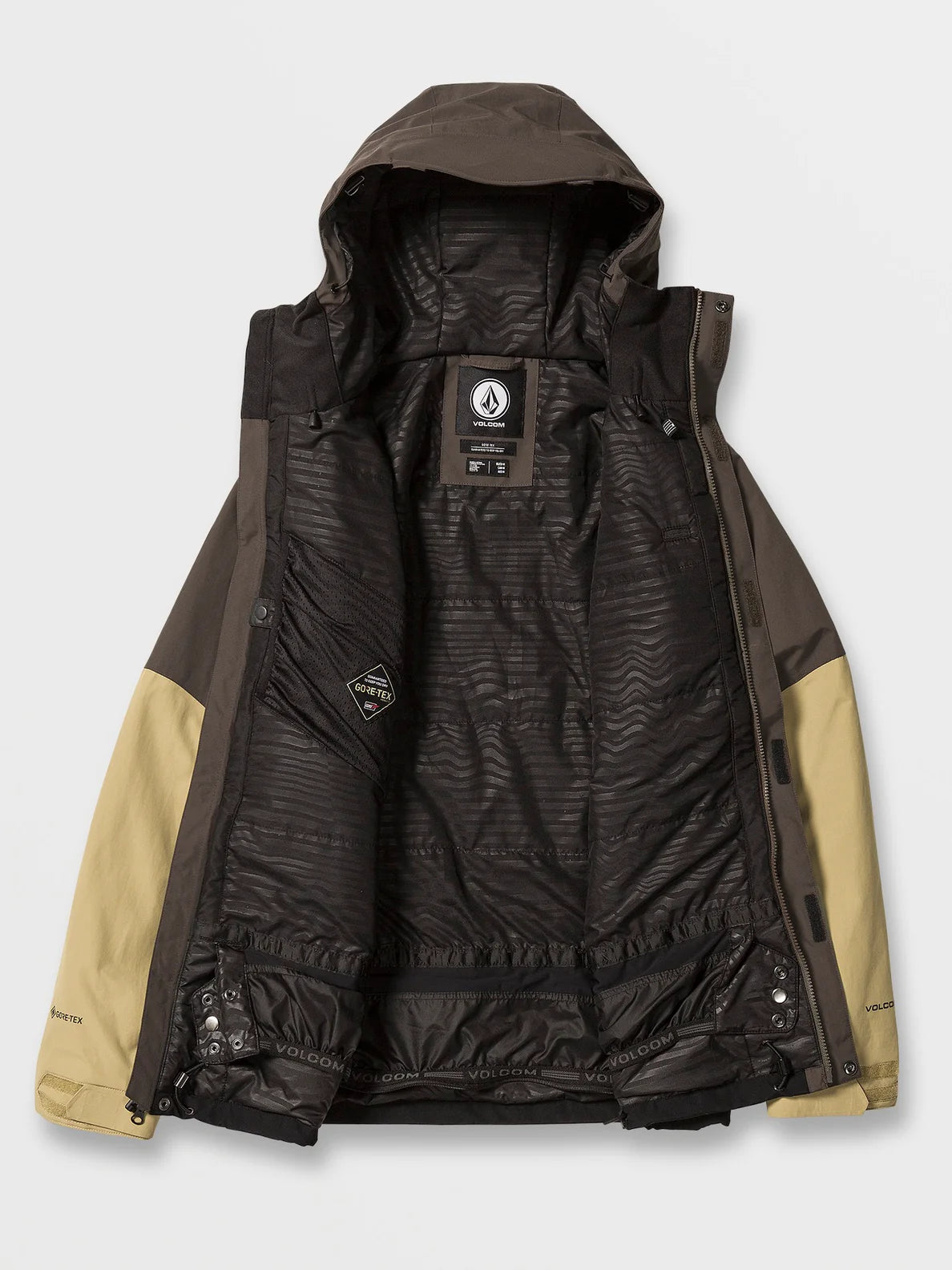 Volcom Mens L GORE-TEX Jacket - Brown