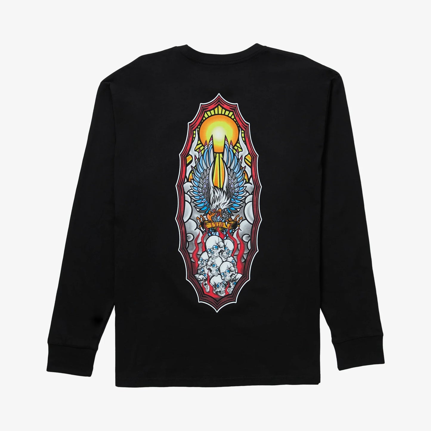 1910 La Aquila L/S T-Shirt - Black