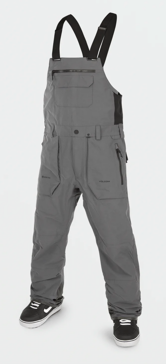 Volcom Mens Rain GORE-TEX Bib Overall - Dark Grey