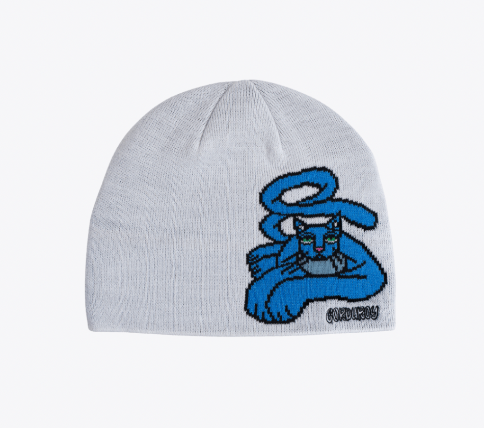 Corduroy Blue Cat By Jamie Lynn