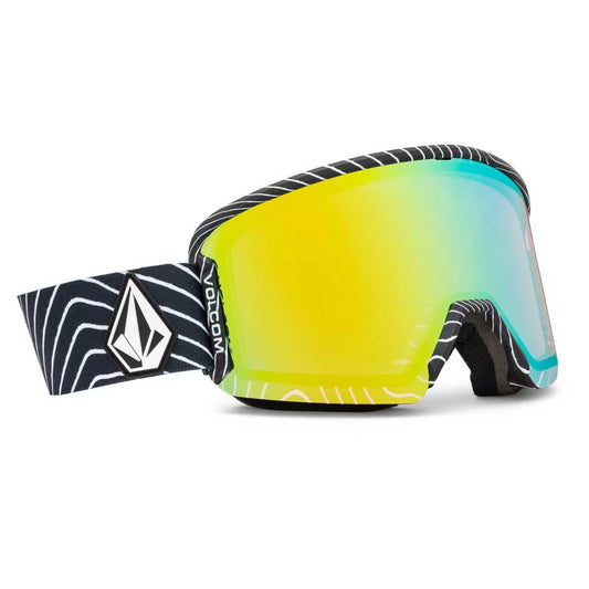 Volcom Garden 2 Goggle - Op Art/Gold Chrome + Rose Lens