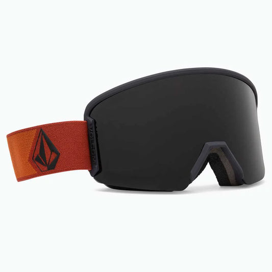 Volcom Garden 2 Goggle - Redwood Caramel/Dark Gray + Rose Lens