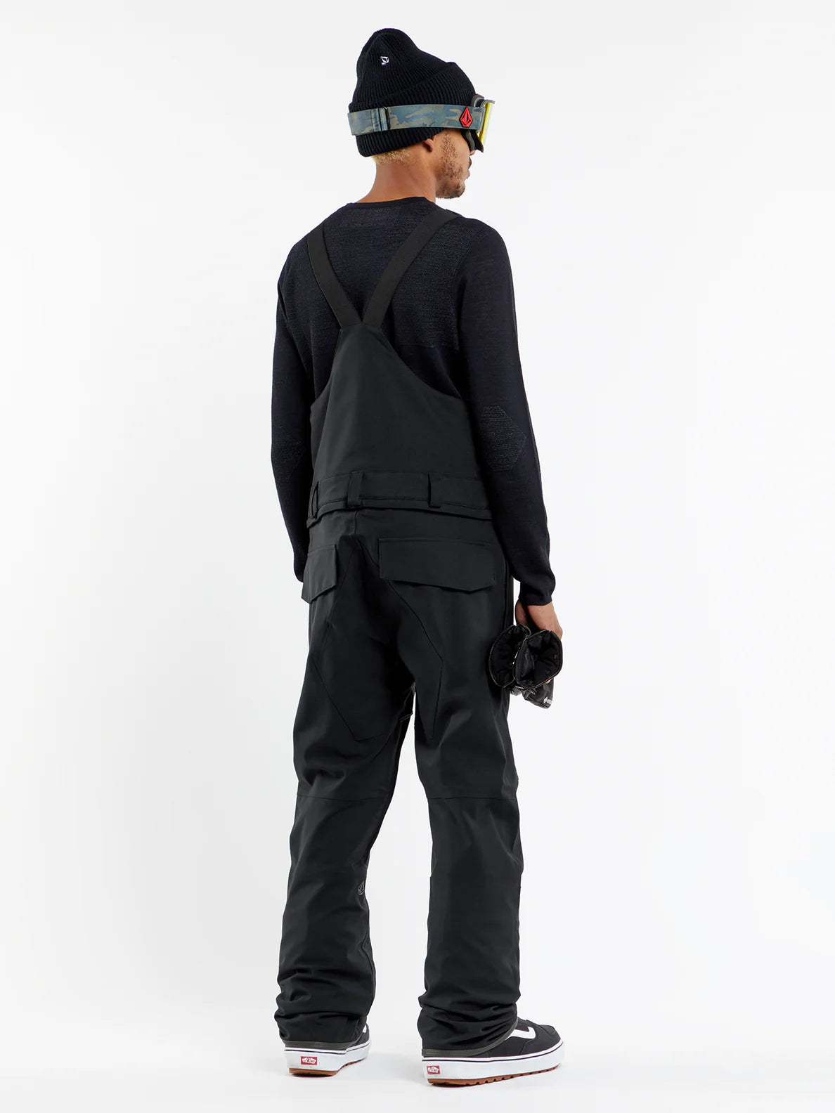 Volcom Mens Roan Bib Overall - Black