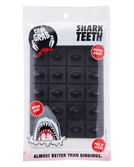 Crab Grab Shark Teeth Stomp Pad - Black