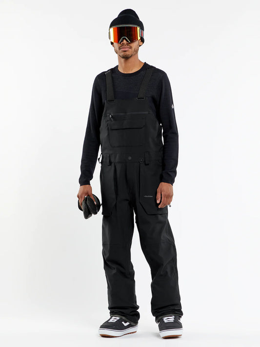 Volcom Mens Roan Bib Overall - Black