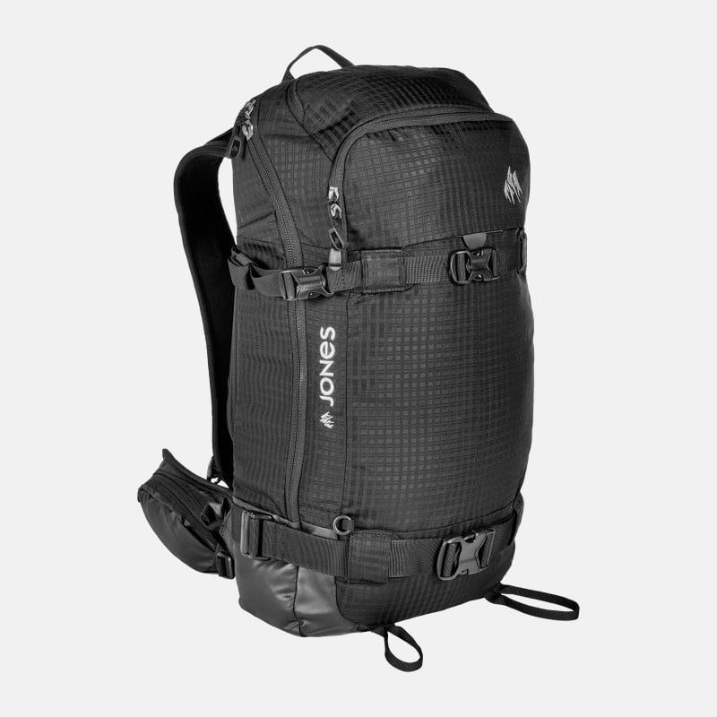 スノーボード Jones back pack 32L AIRBAG technologies Jones Dscnt 32L Airbag Backpack - Black – WWS Boardshop