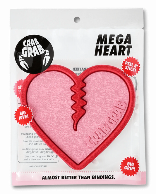 Crab Grab Mega Heart Stomp Pad - Bubblegum