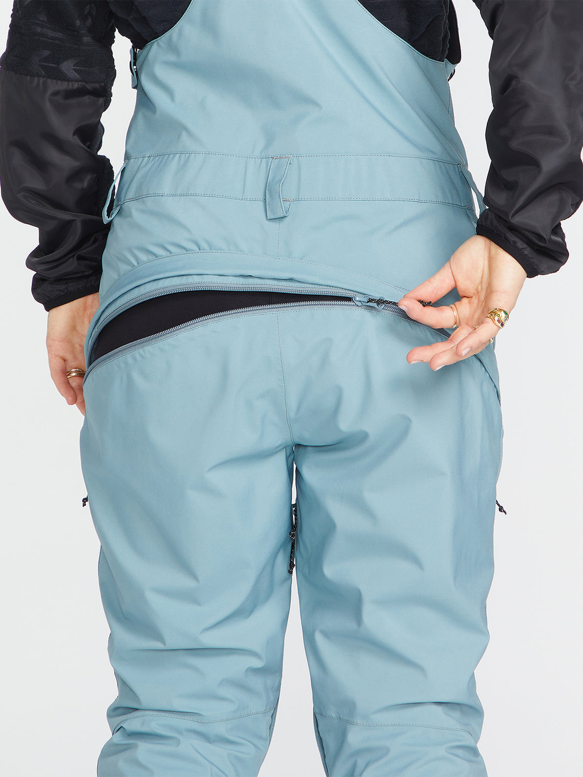 Volcom Womens Elm Stretch Gore Bib Overall - Green Ash