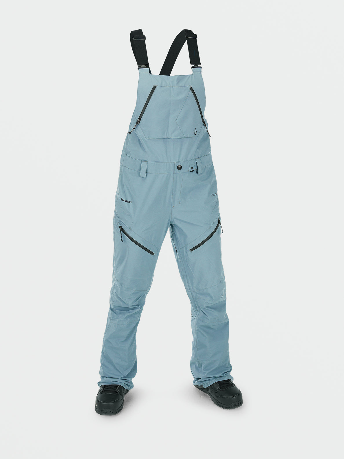 Volcom Womens Elm Stretch Gore Bib Overall - Green Ash