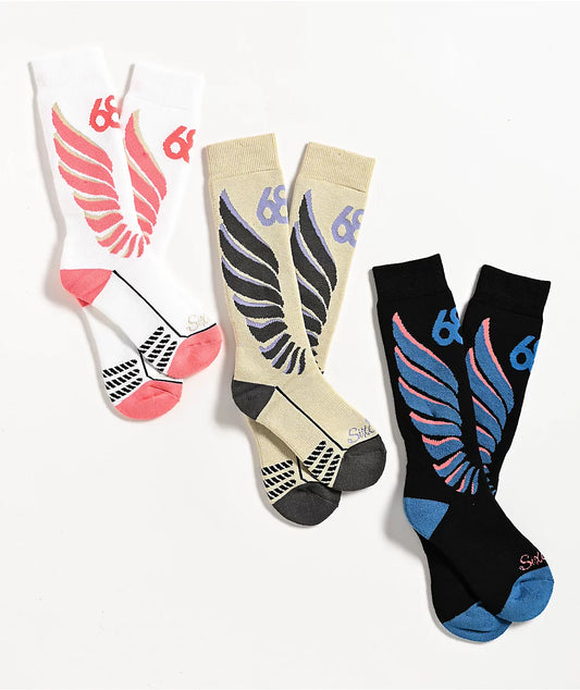 686 Womens Liberta Sock 3-Pack - Neutral