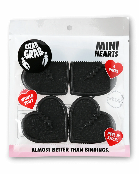 Crab Grab Mini Hearts Stomp Pad - Black