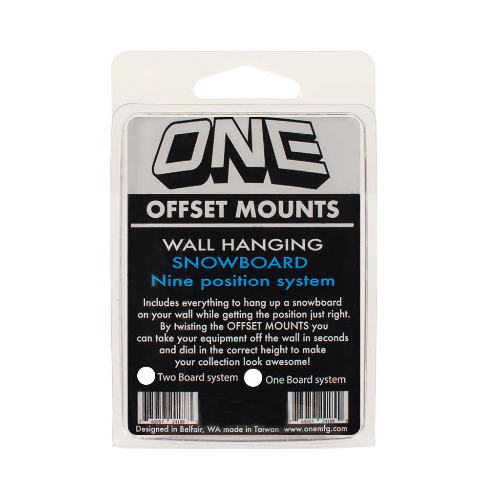 One Ball Offset Snowboard Wall Mounts