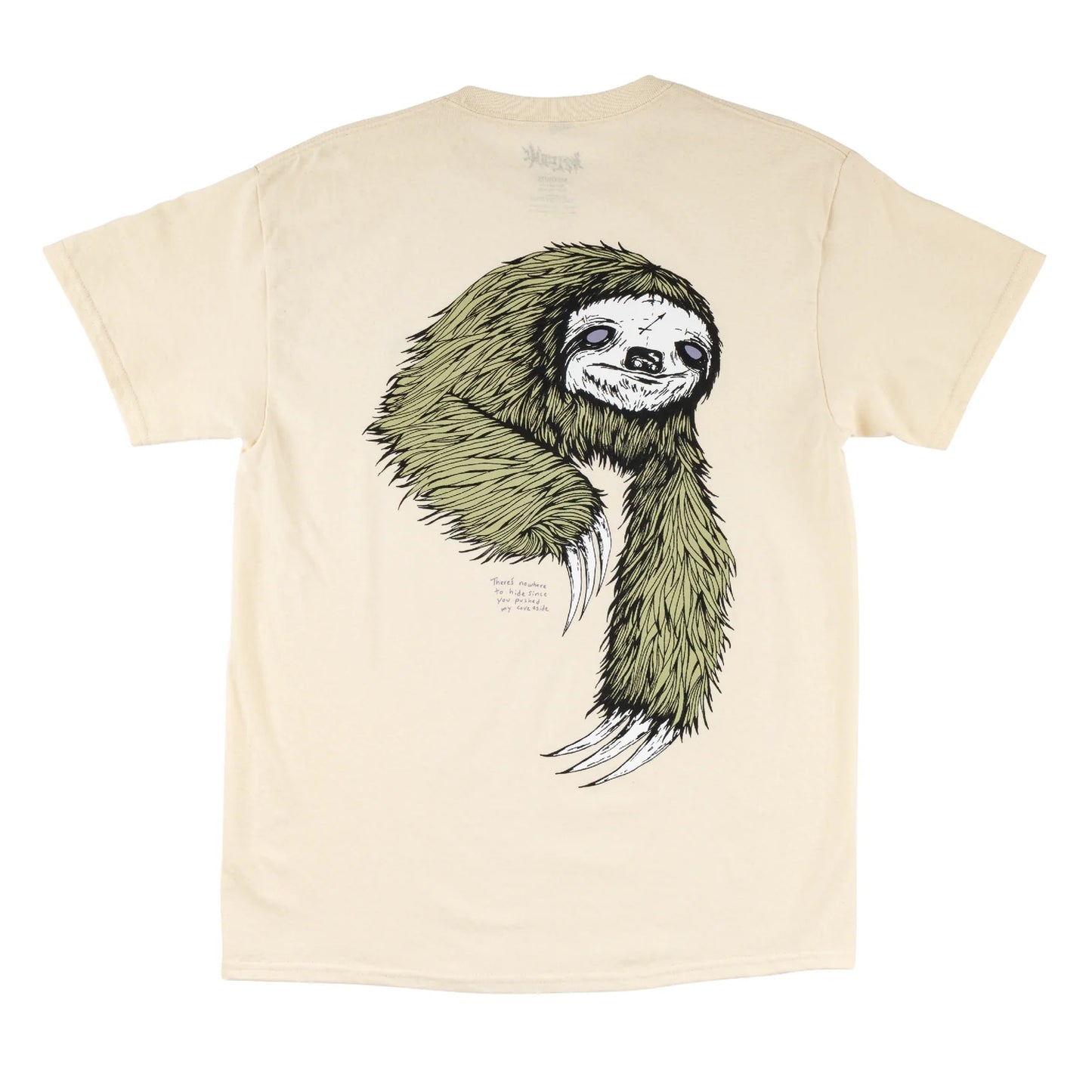 Welcome Sloth Tee - Bone/Sage