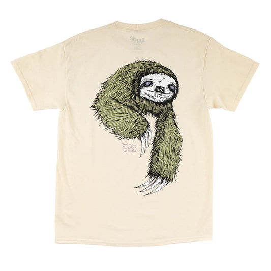 Welcome Sloth Tee - Bone/Sage