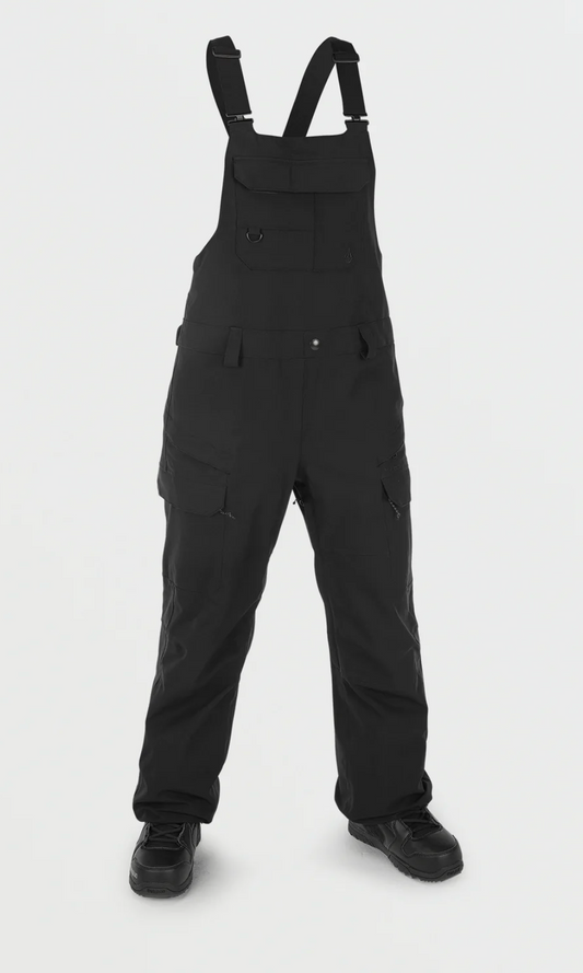 Volcom Womens Creston 3D Stretch Bib Overall - Black