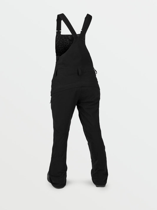 Volcom Womens Elm Stretch Gore Bib Overall - Black
