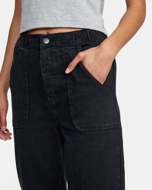 RVCA Scrunchie Denim Pant