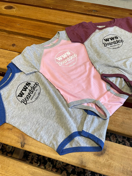 WWS Circle Logo Baby Onesie