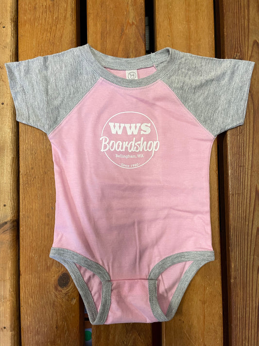 WWS Circle Logo Baby Onesie