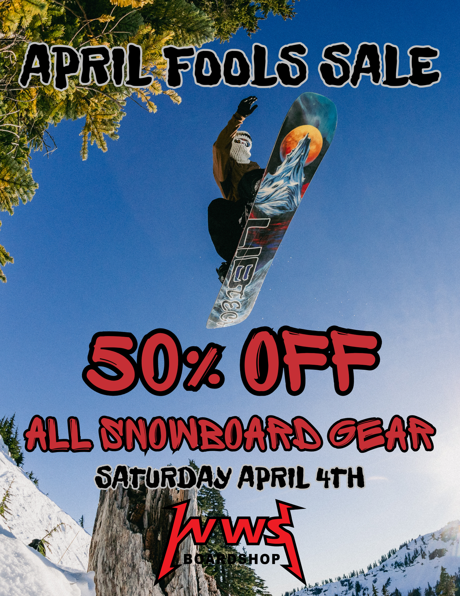 April Fools Sale